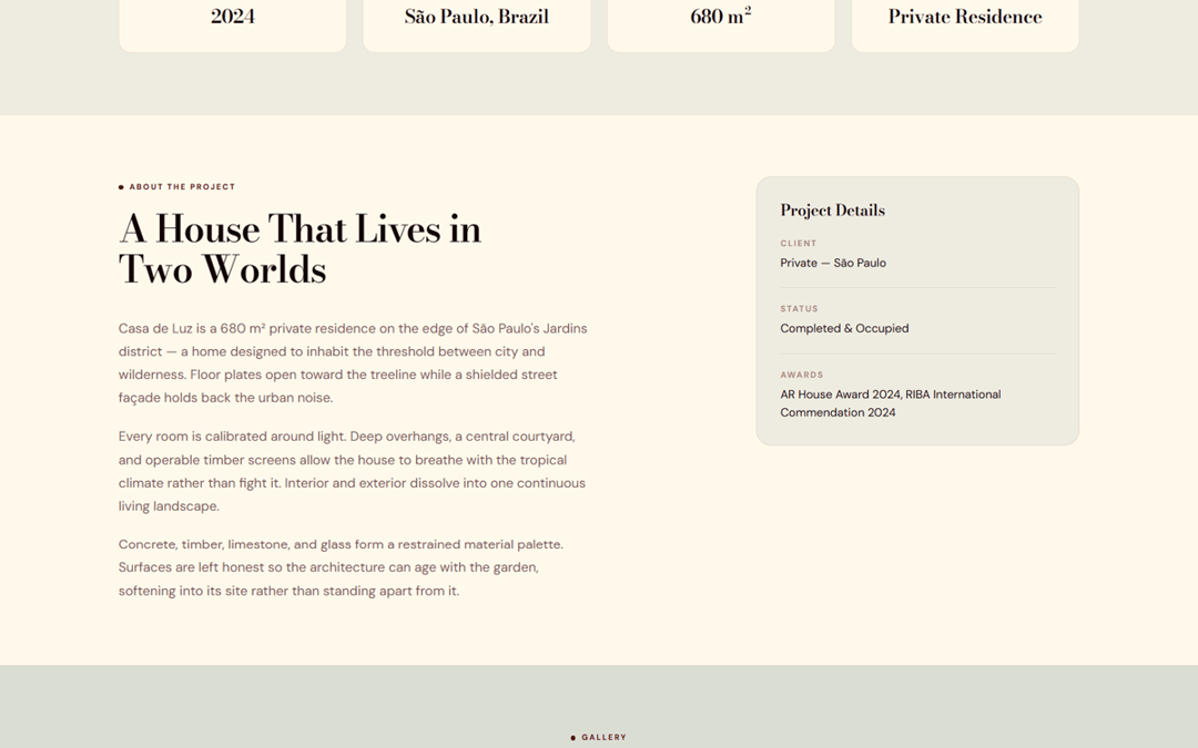 Project Overview module preview