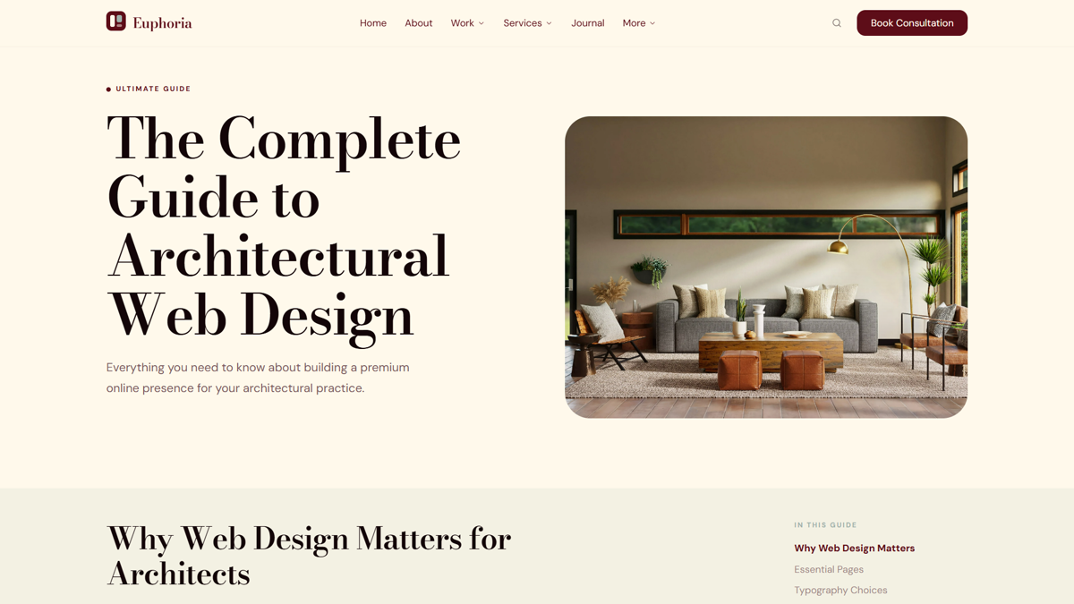 Pillar Page template preview
