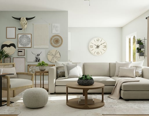 Concrete interior space